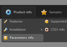 Crystalline Black menu