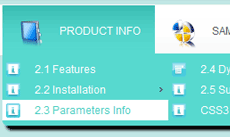 CSS3 Linear Gradient Menu