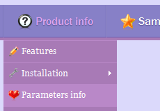 Paradox Amethyst menu